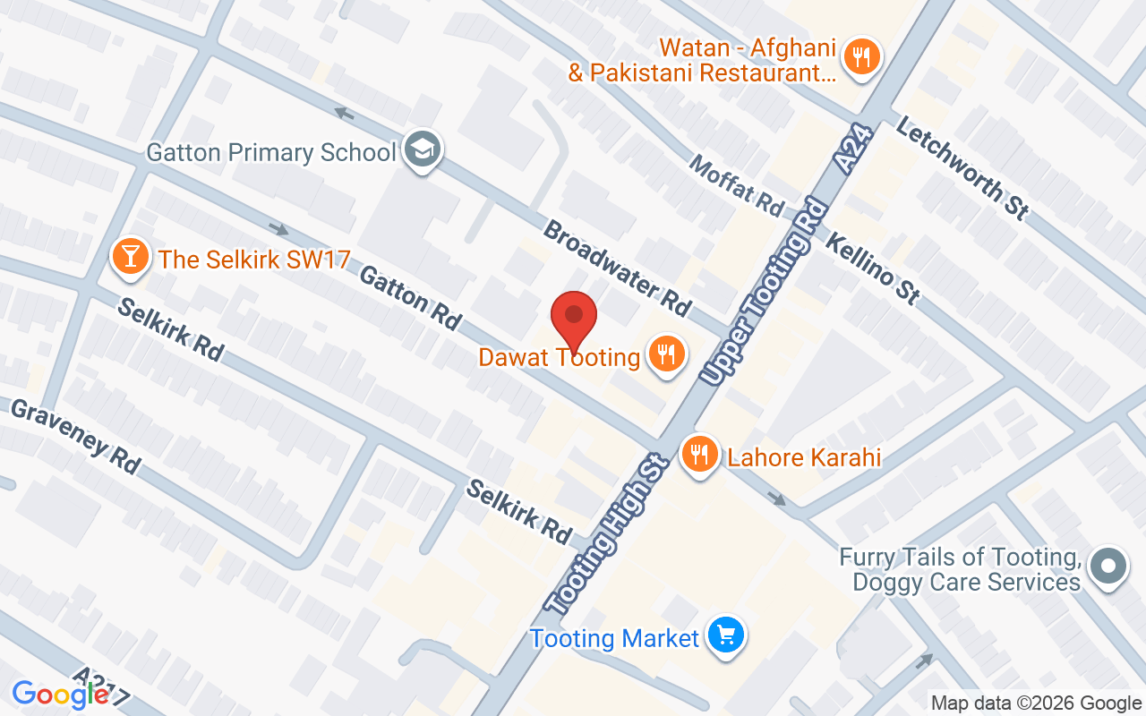 Map showing the location of Skinlogica Laser Hair Removal Clinic