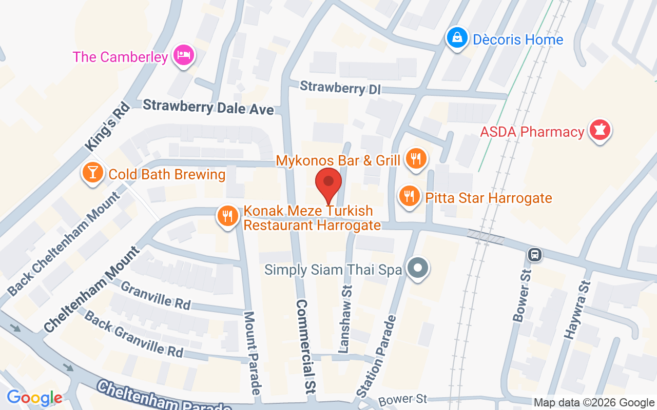 Map showing the location of Stage One Hair