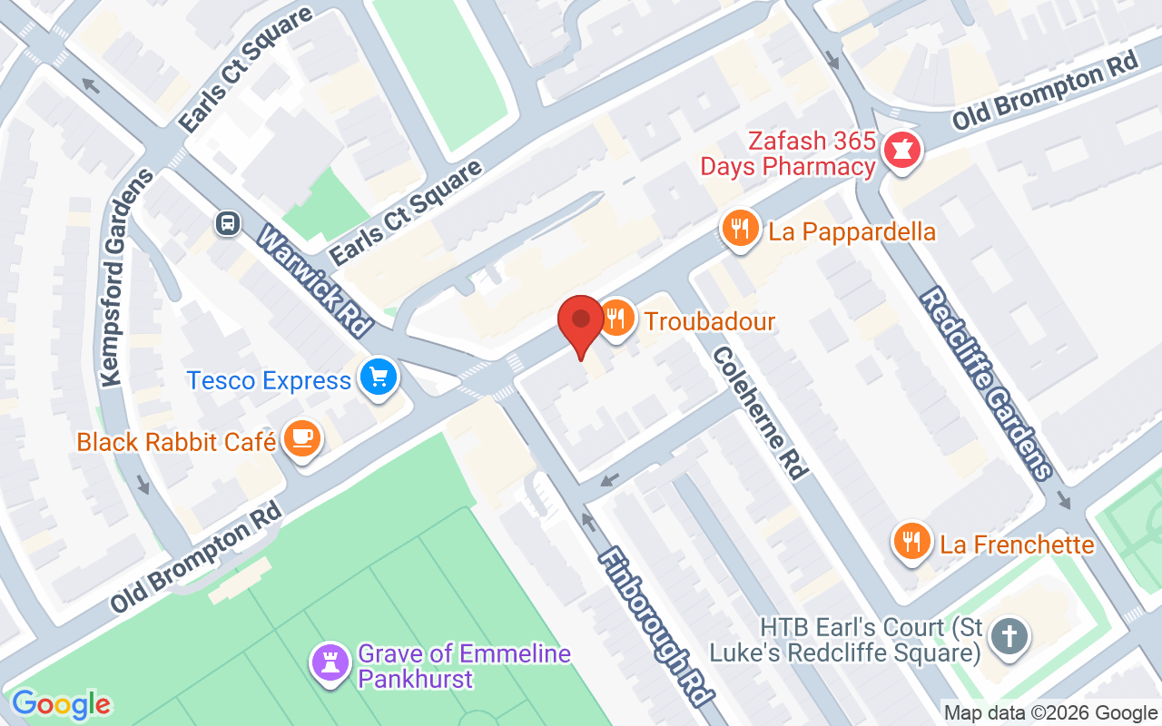 Map showing the location of VITA HAIR & BEAUTY