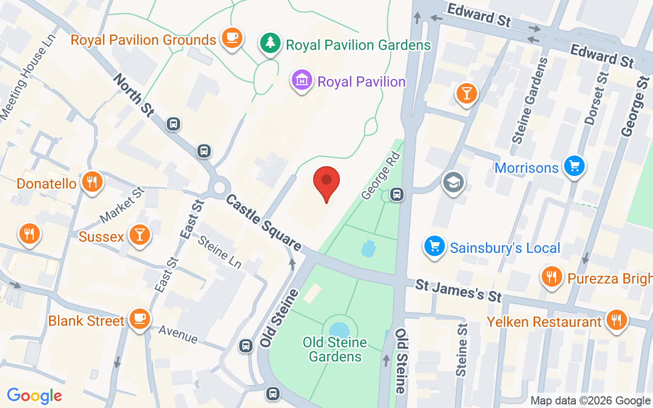 Map showing the location of Vybe Hair Design