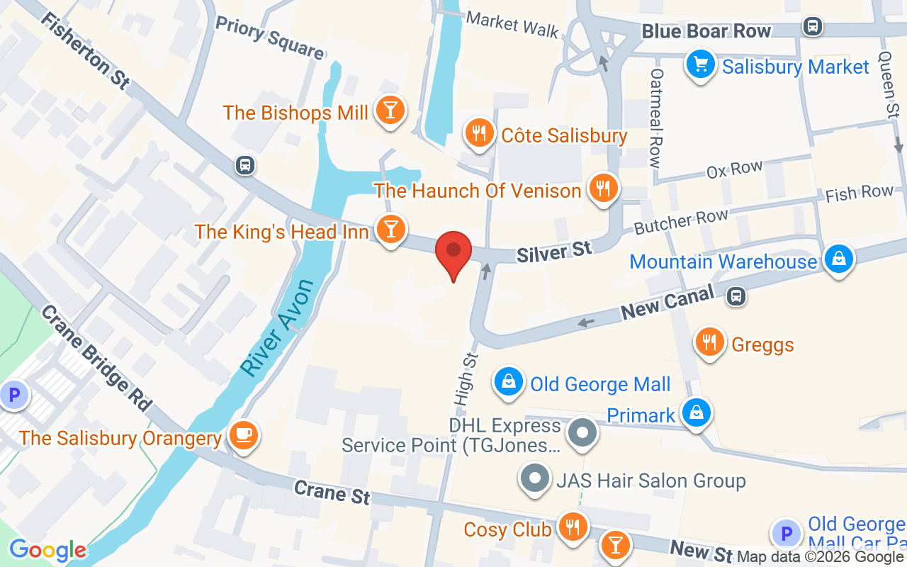 Map showing the location of Wendy Stevens