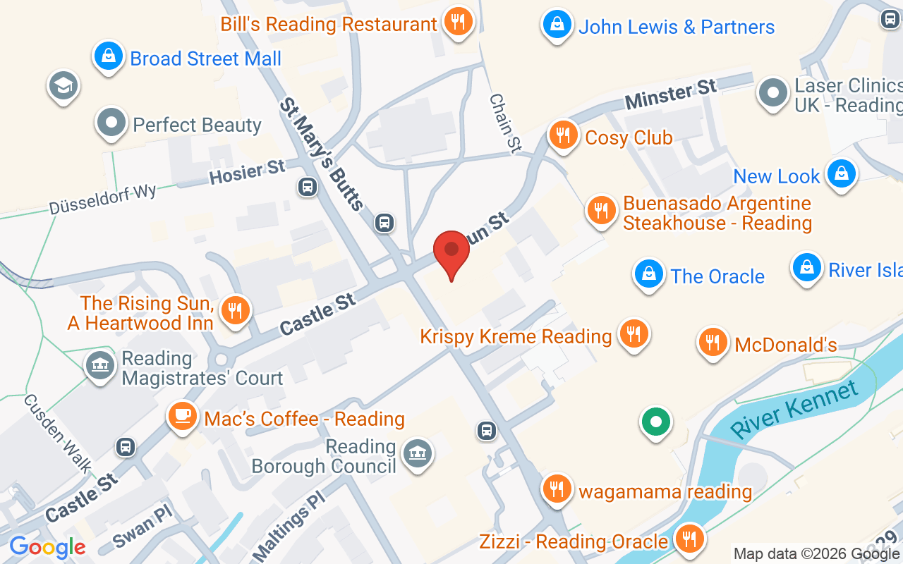 Map showing the location of Zachary Cameron Hairdressing