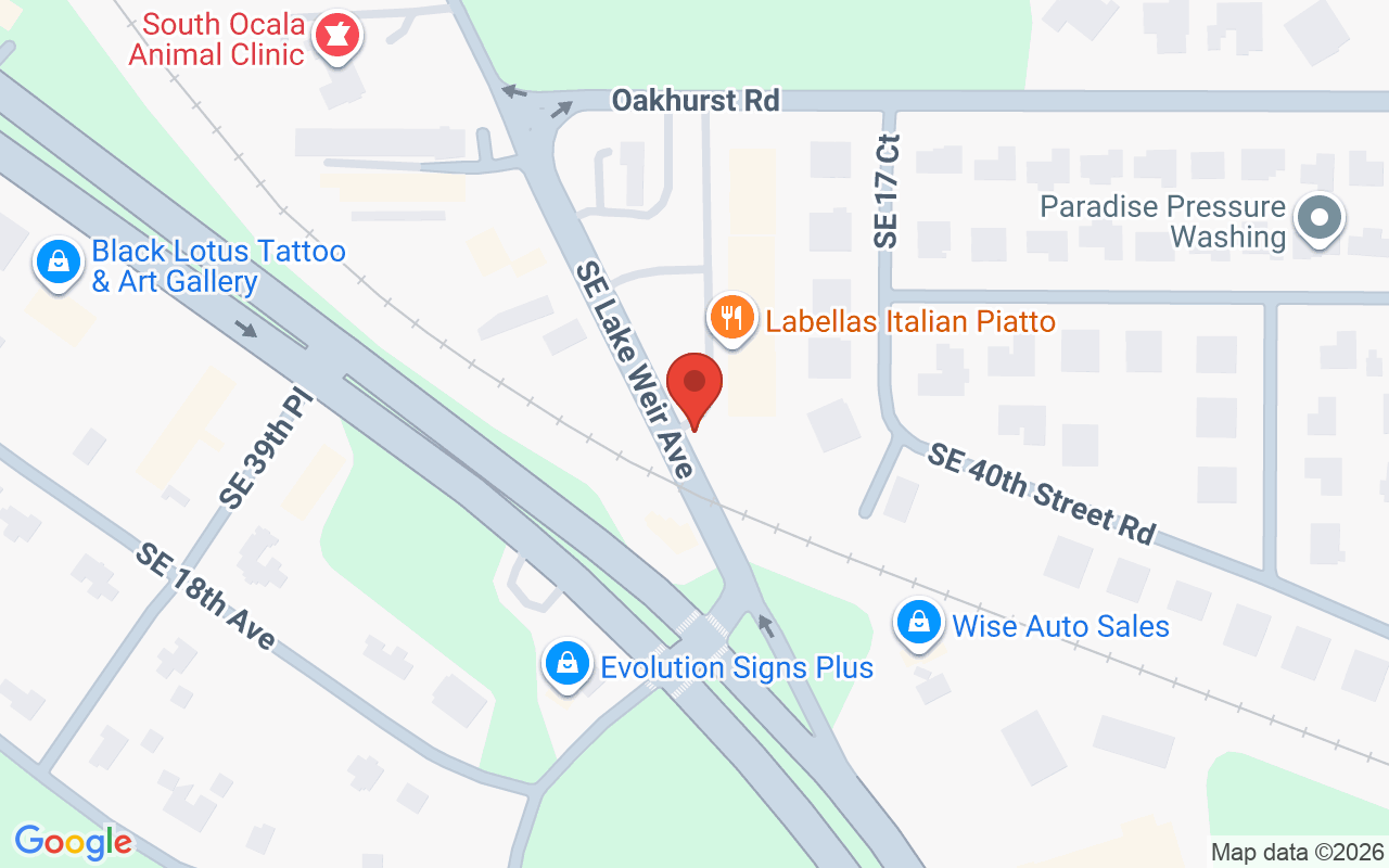 Map showing the location of Chemistry Salon