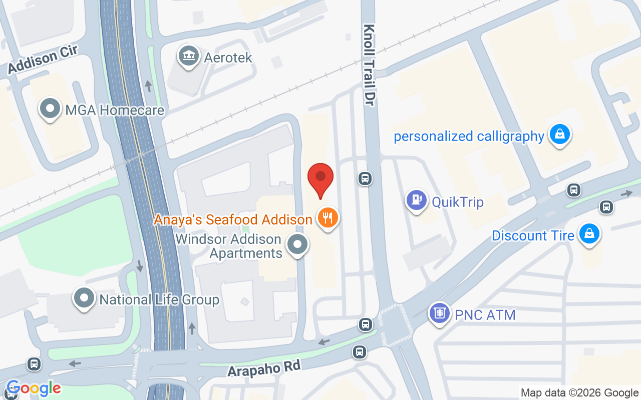 Map showing the location of Mark Vang Hair Design