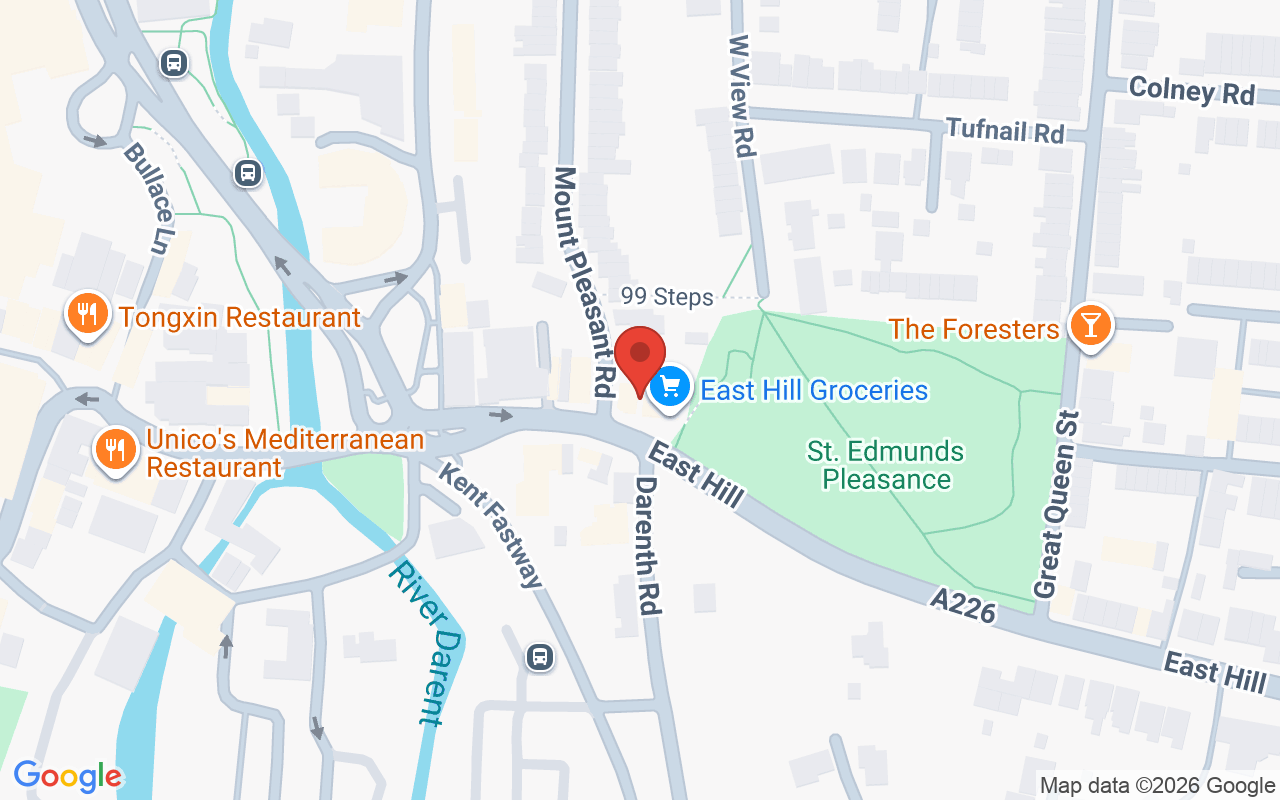 Map showing the location of Beautique Lounge Hair & Beauty Salon