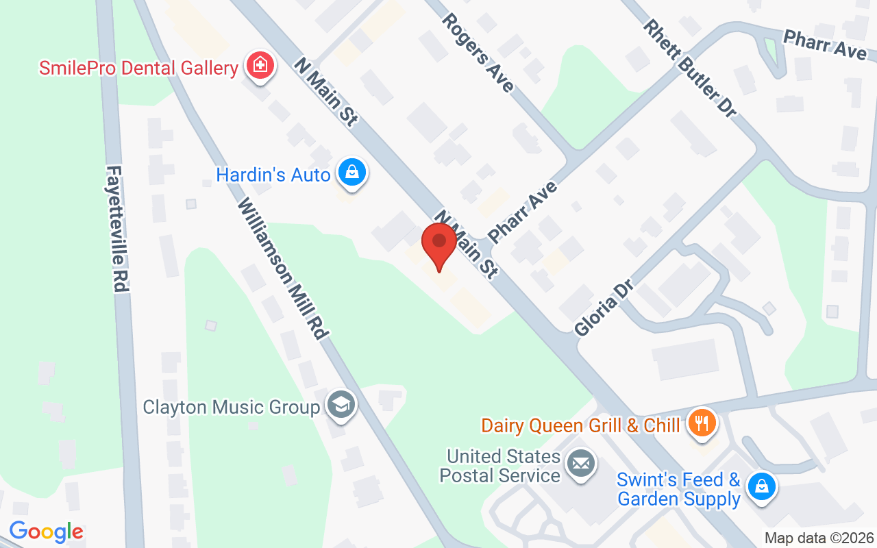 Map showing the location of Siglow’s Lash Bar
