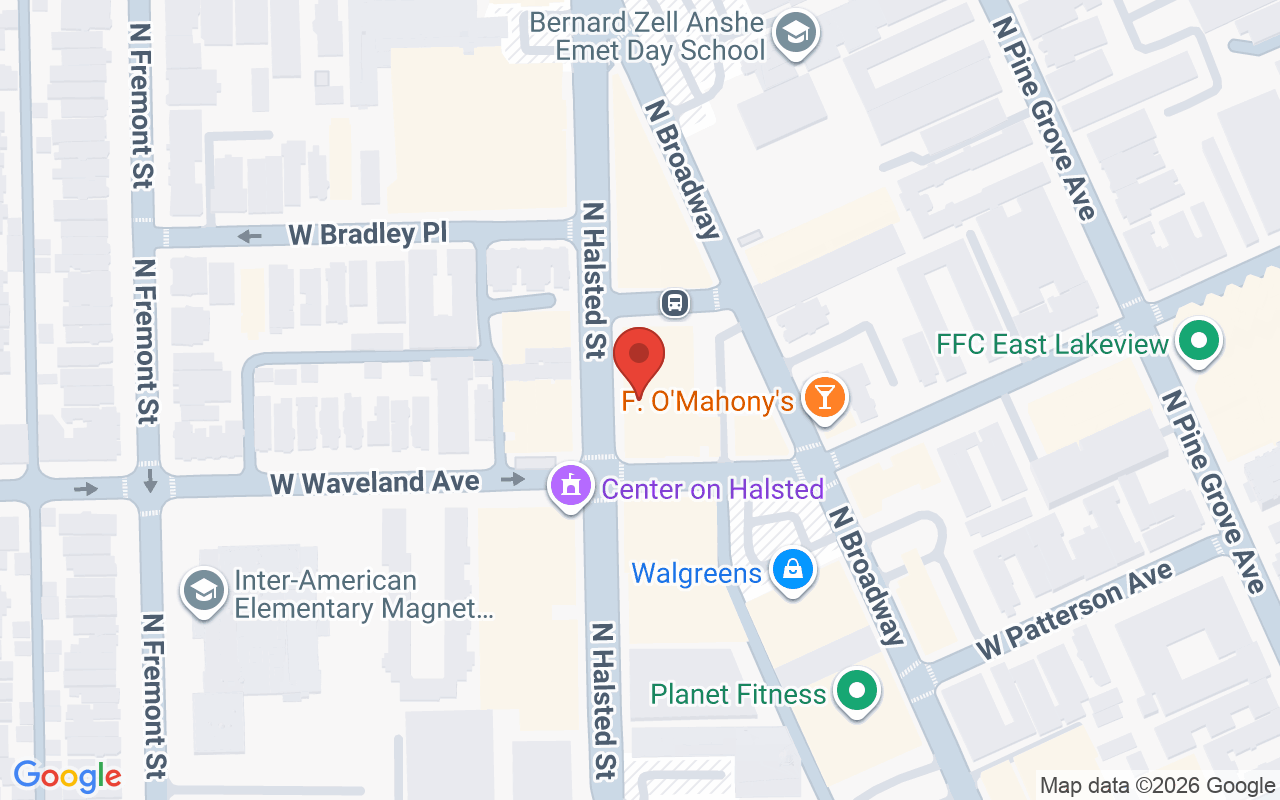 Map showing the location of Zea Salon