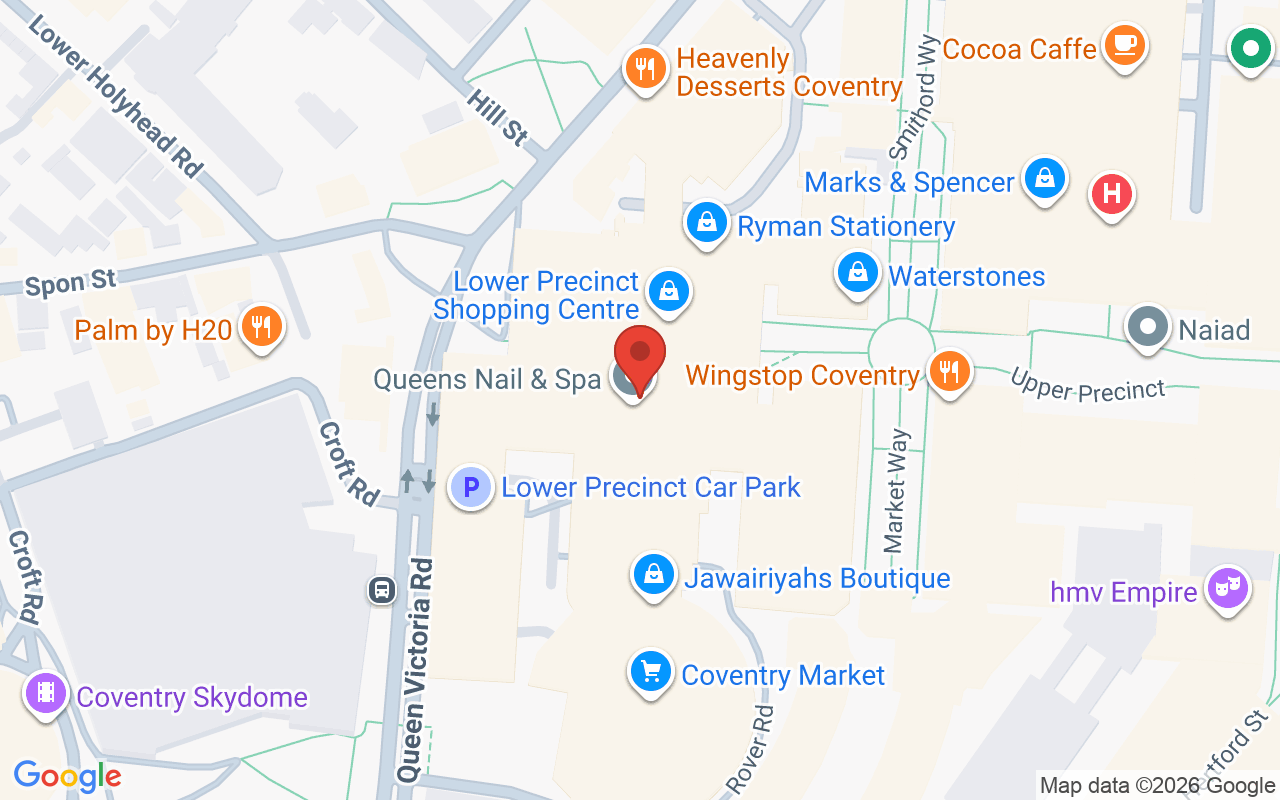 Map showing the location of Treat Hair and Beauty Salon