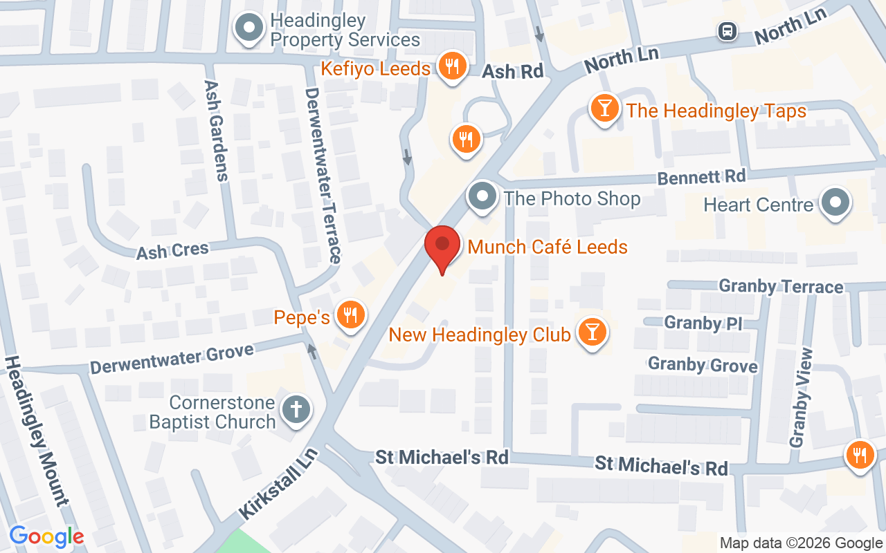 Map showing the location of Quiff Salon