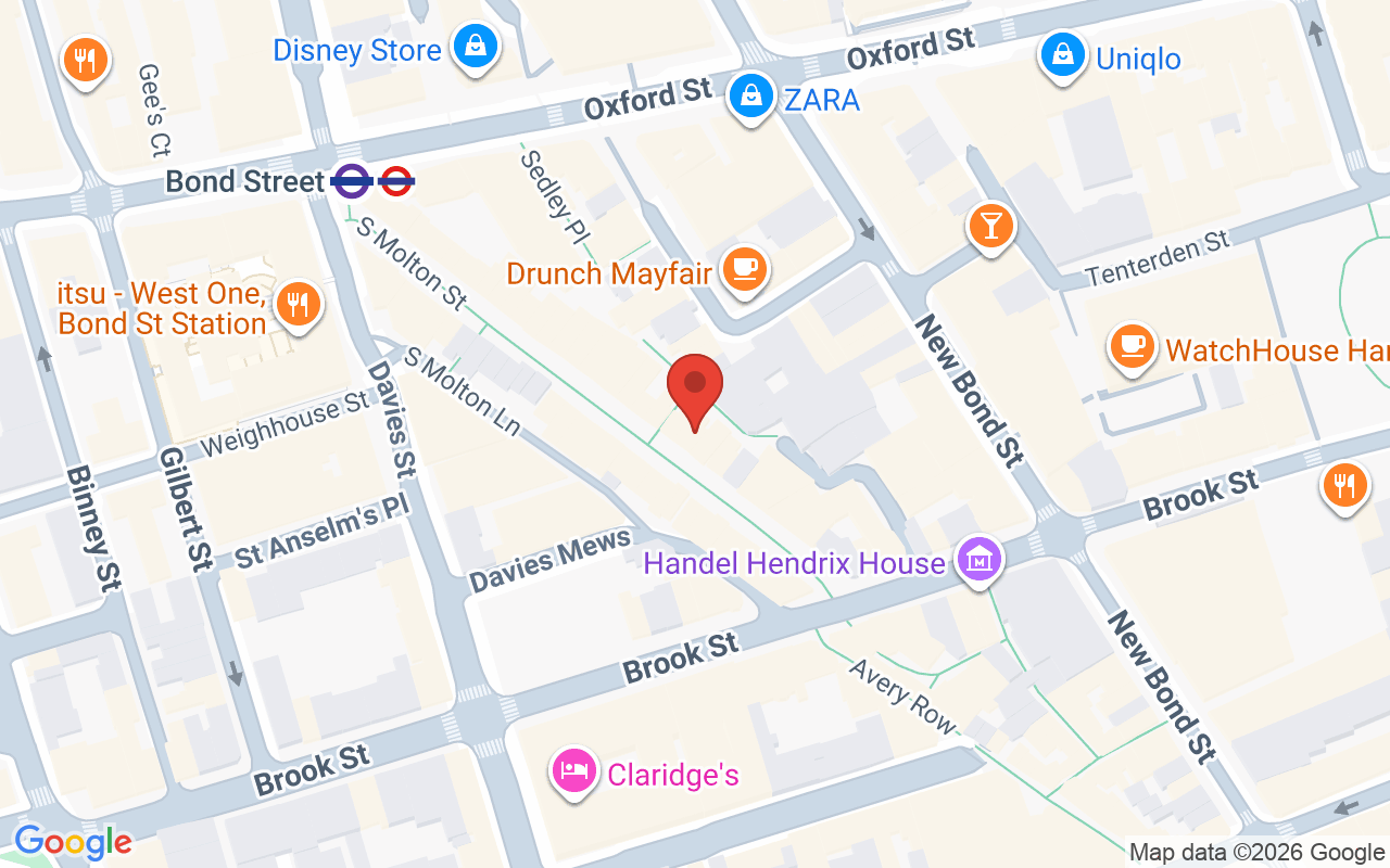 Map showing the location of Aesthetics Glow Clinic