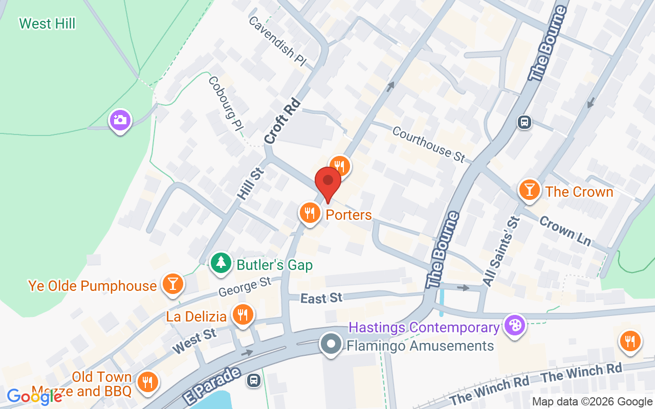 Map showing the location of Serenity Hair and Beauty