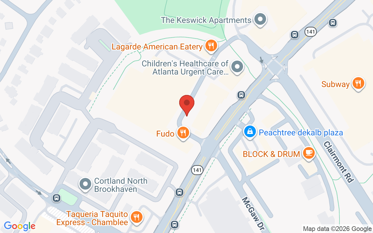 Map showing the location of Bishops Cuts & Color