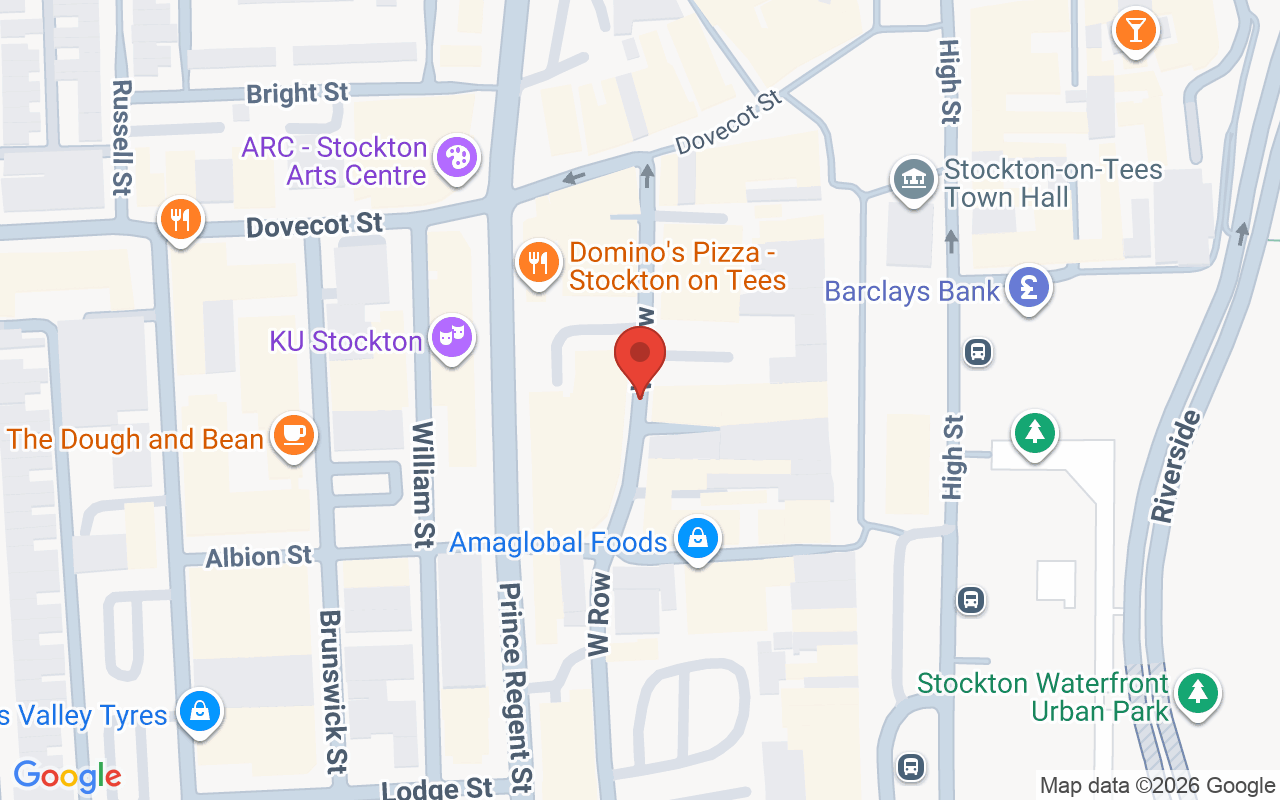 Map showing the location of Innovations Beauty Clinic