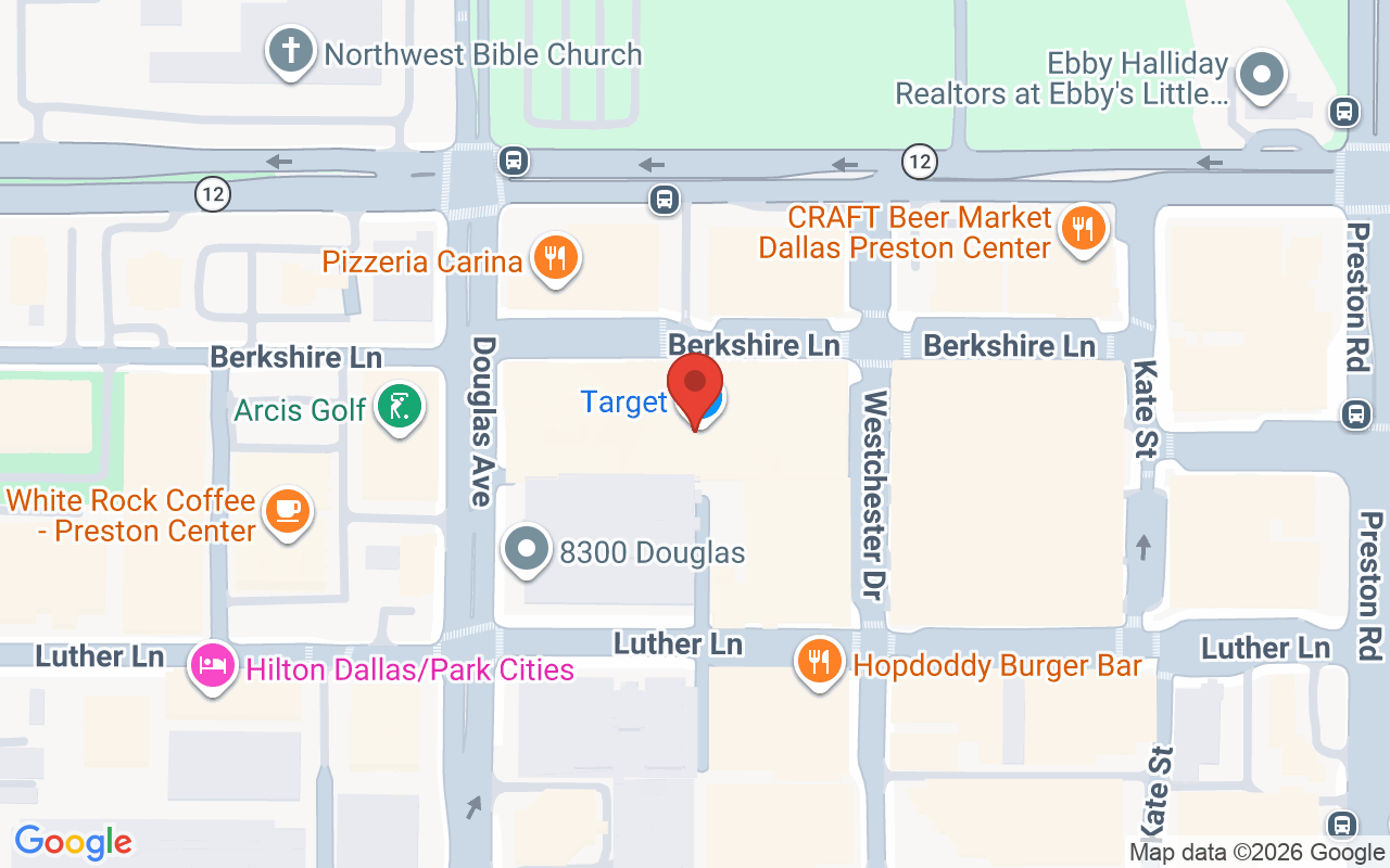 Map showing the location of Millie Pearl Hair Extensions