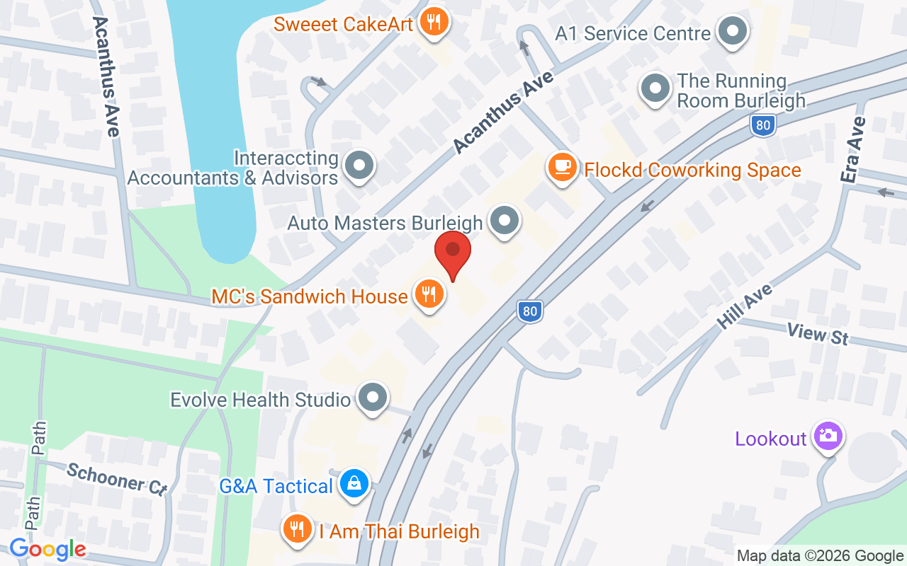 Map showing the location of Beautiful Brow Boutique