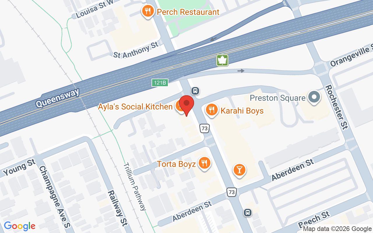 Map showing the location of Numi Lash & Brow Inc.