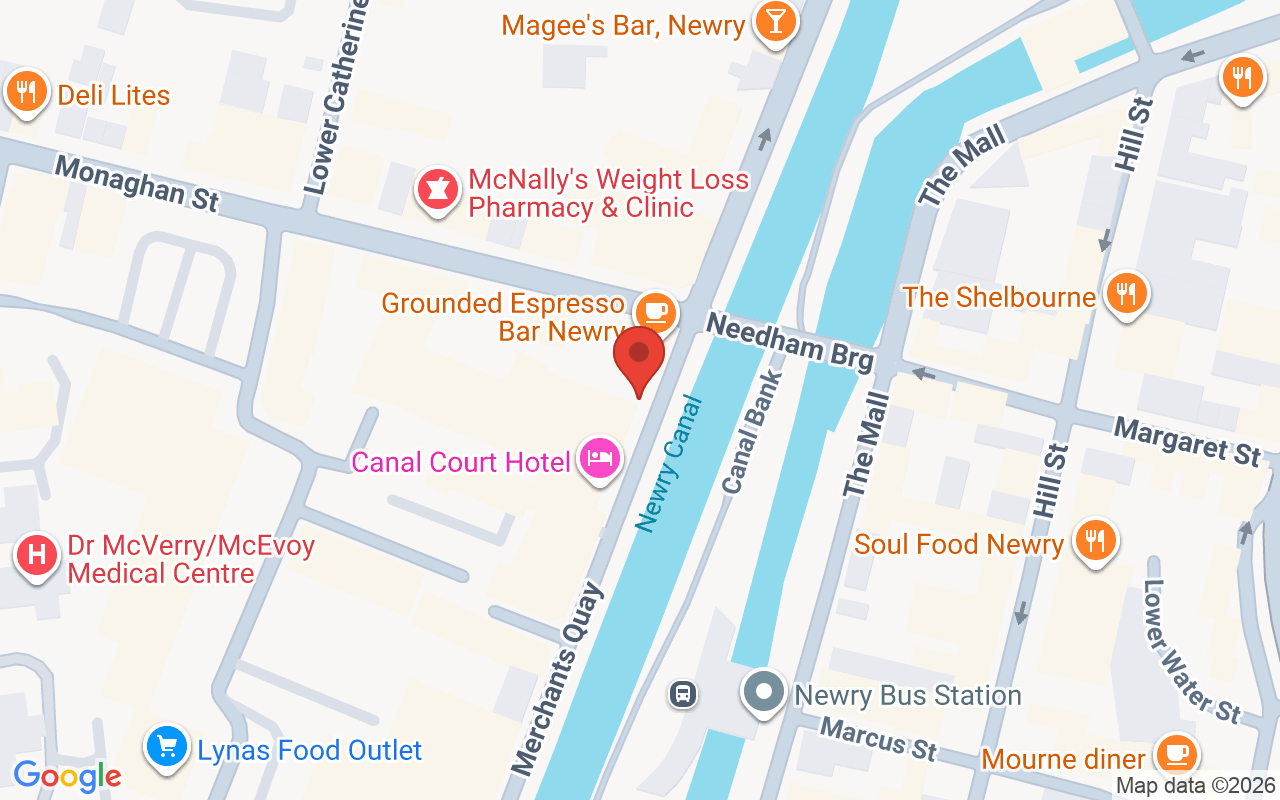 Map showing the location of Enhanced Hair Studio