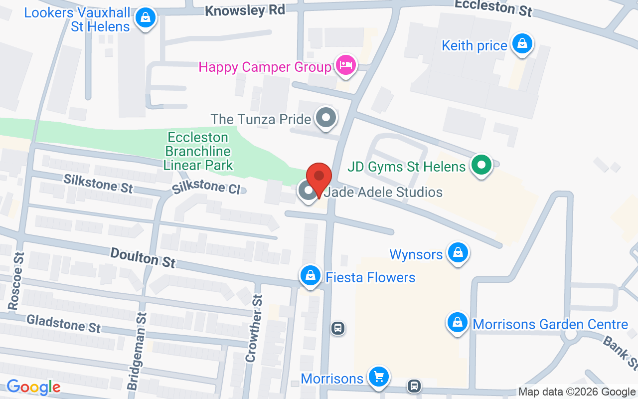 Map showing the location of HC beauty therapy