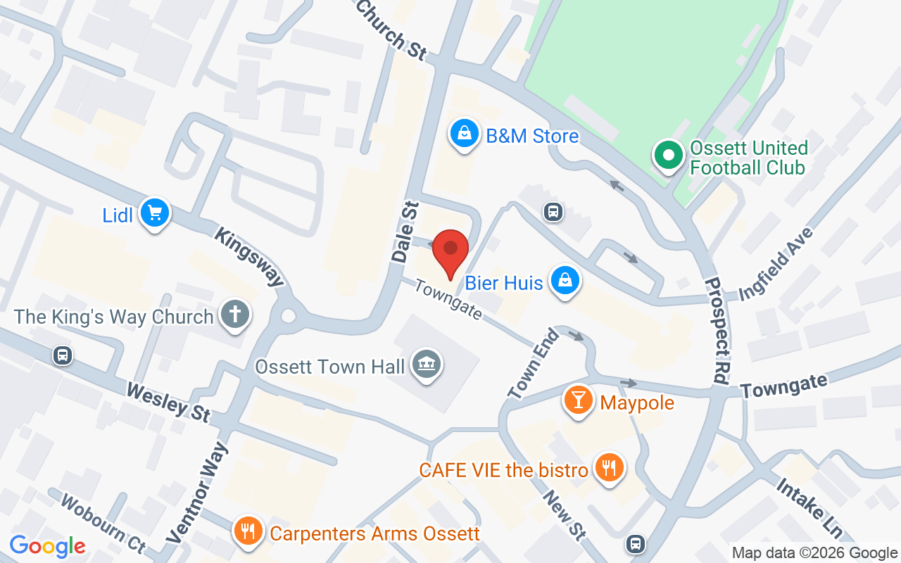 Map showing the location of OnFlique