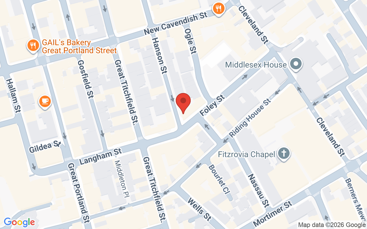 Map showing the location of Hair Ink – SMP Professionals