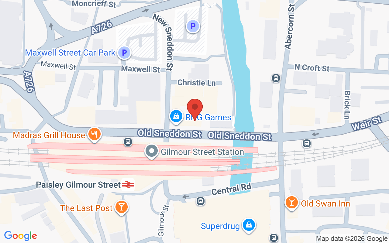 Map showing the location of Skull Tec
