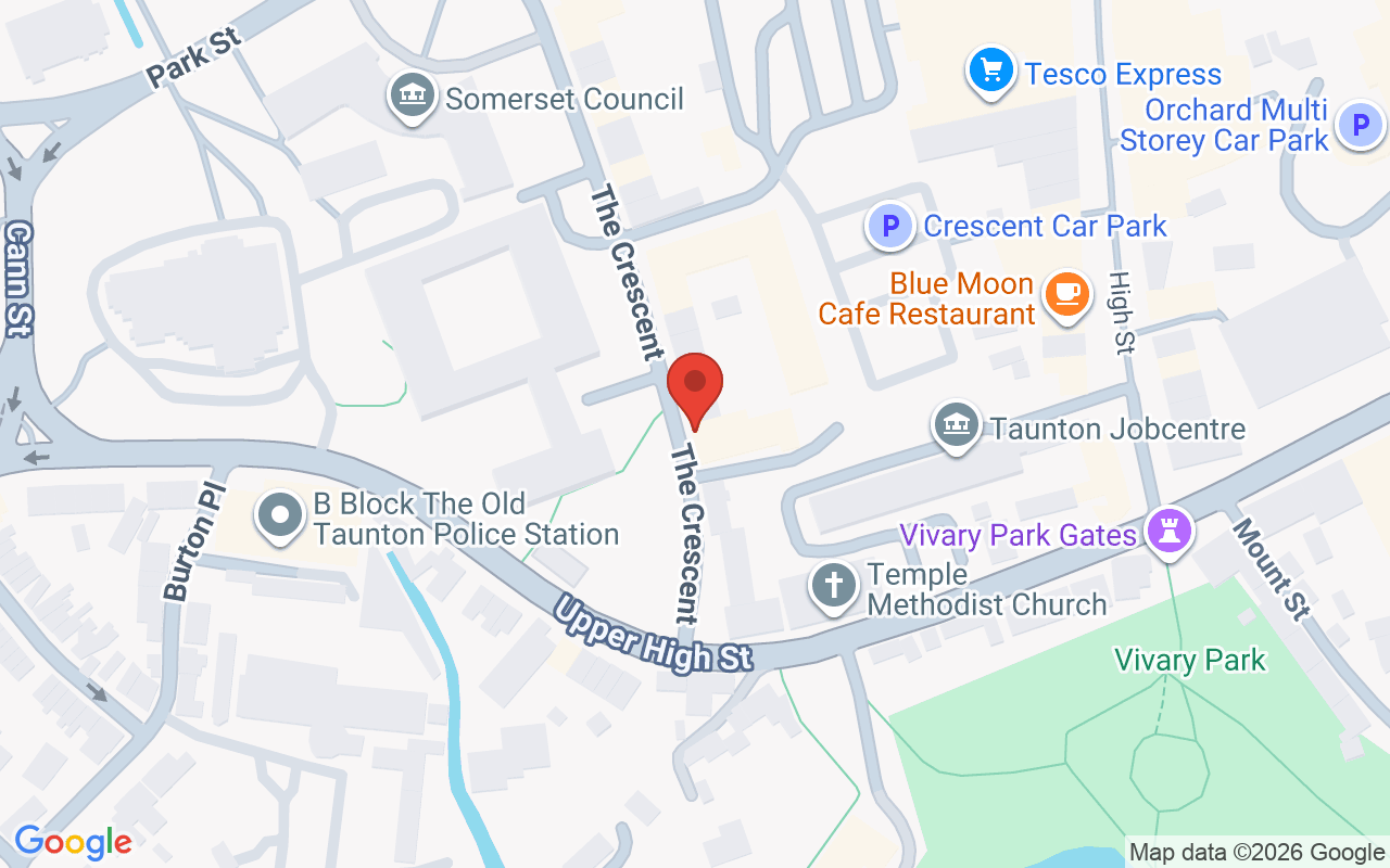 Map showing the location of Beaux Health And Wellbeing