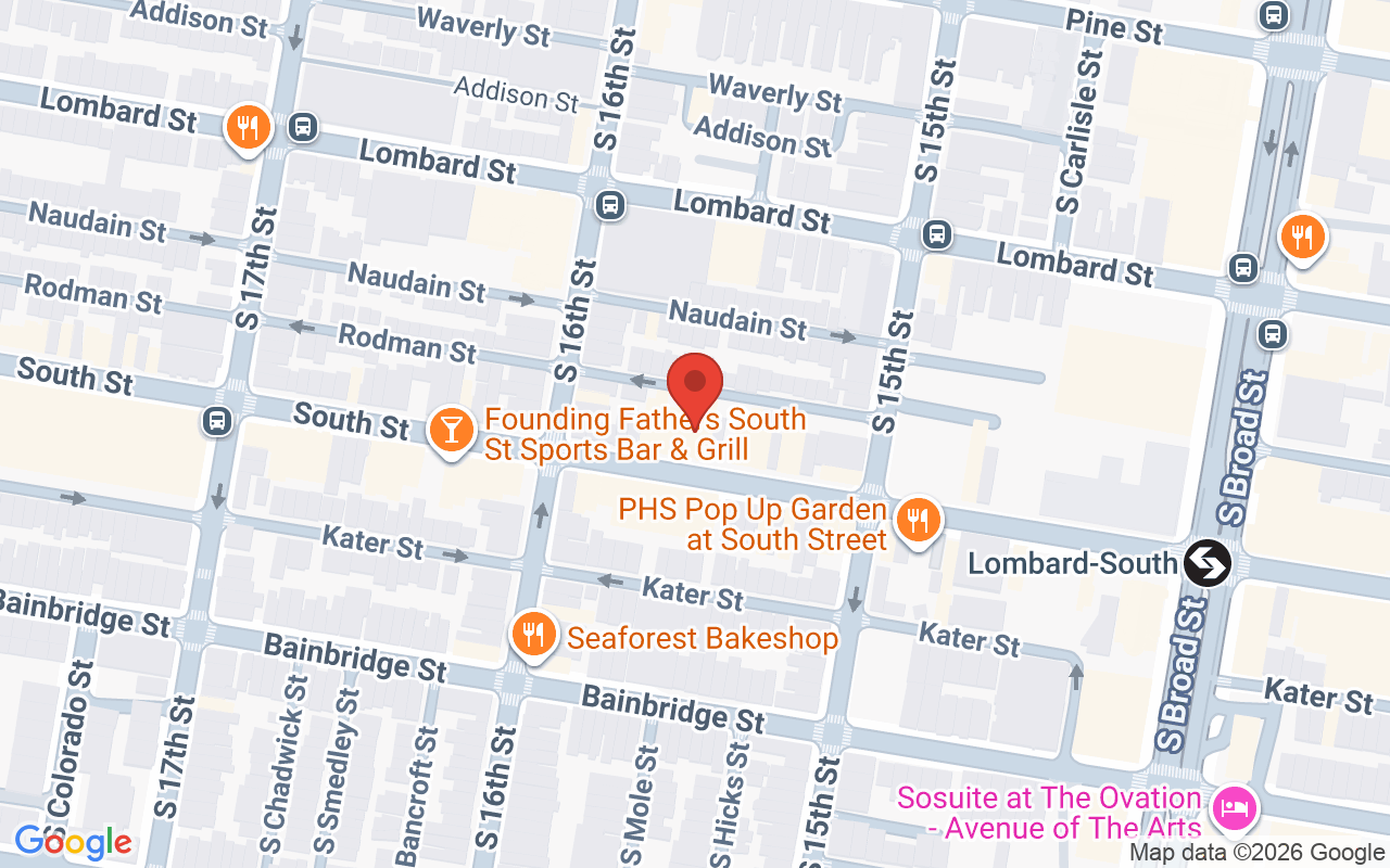 Map showing the location of Cynergy Hair Studio