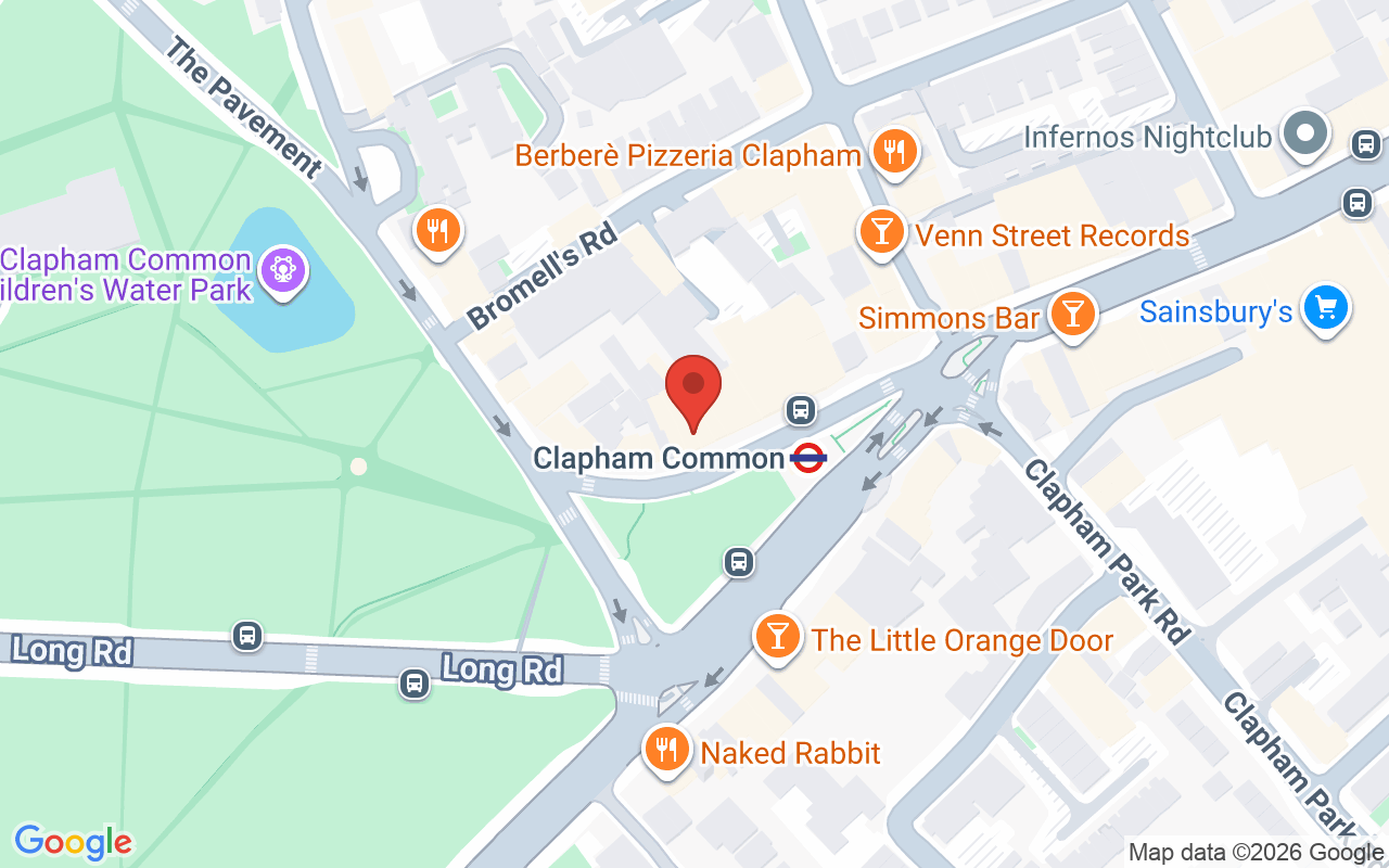Map showing the location of IMAGES London