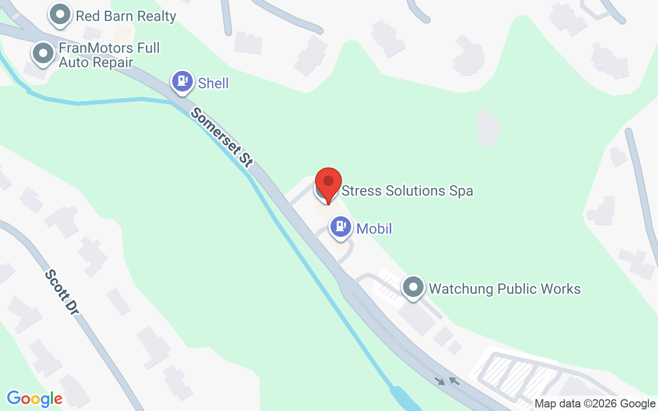 Map showing the location of Stress Solutions Spa