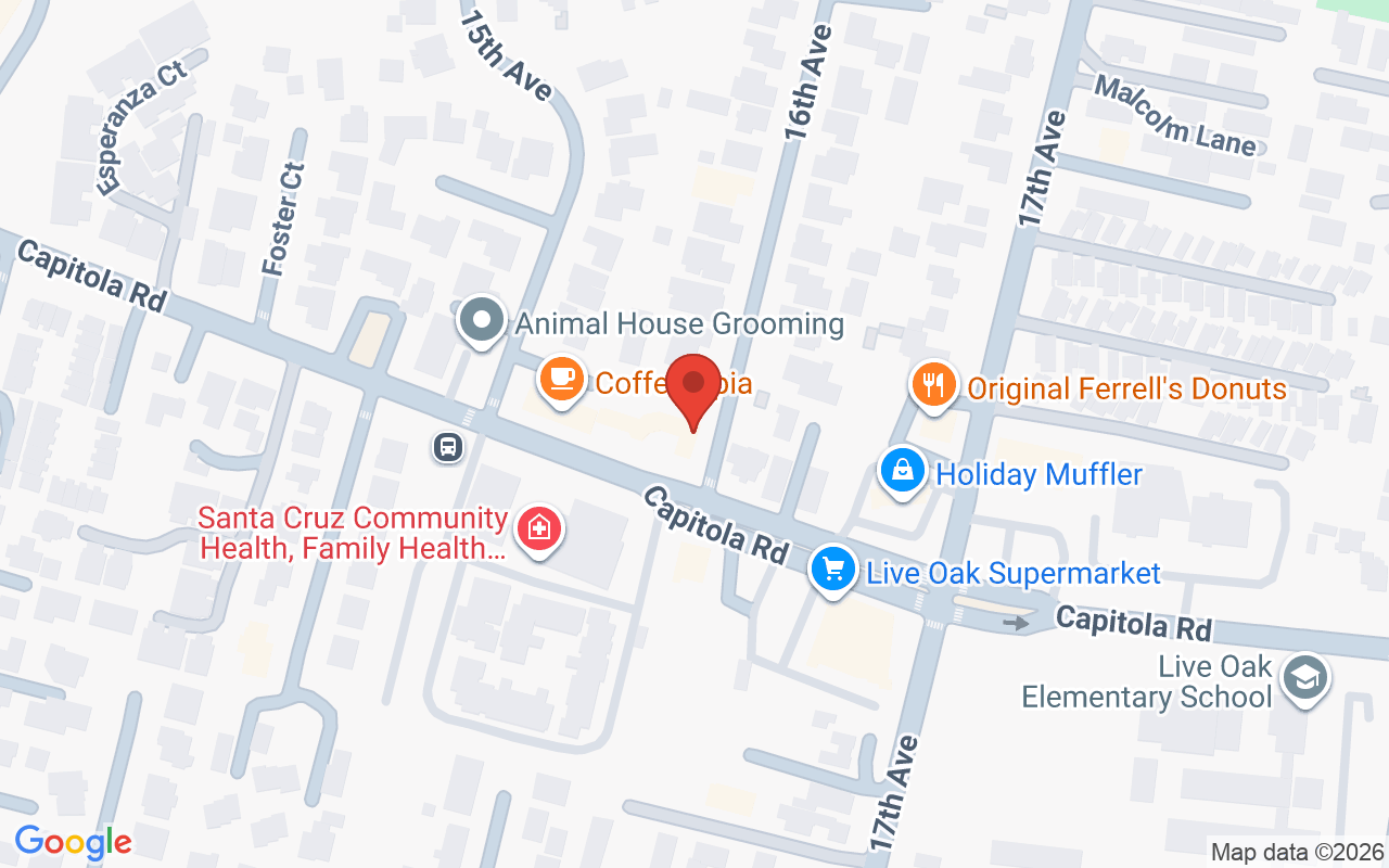 Map showing the location of deSoleil Spray Tanning