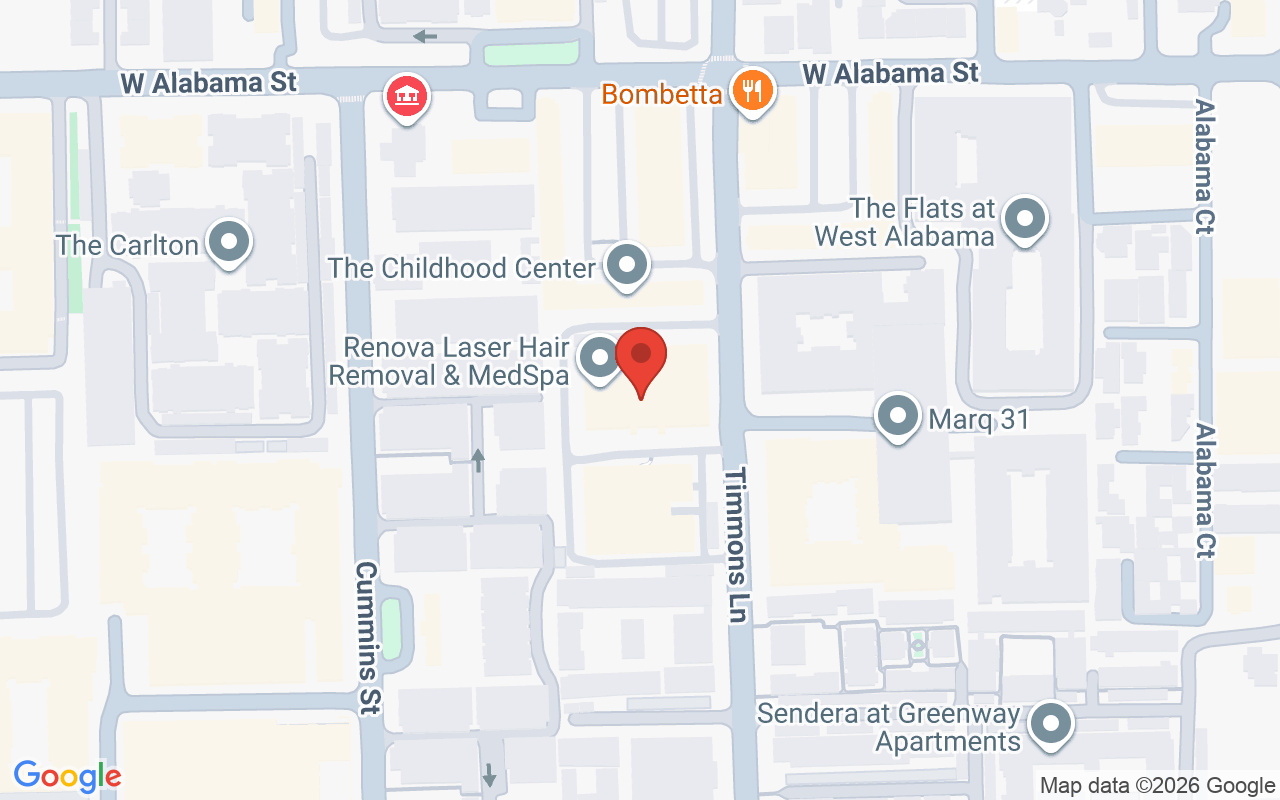 Map showing the location of Blow Dry Bar