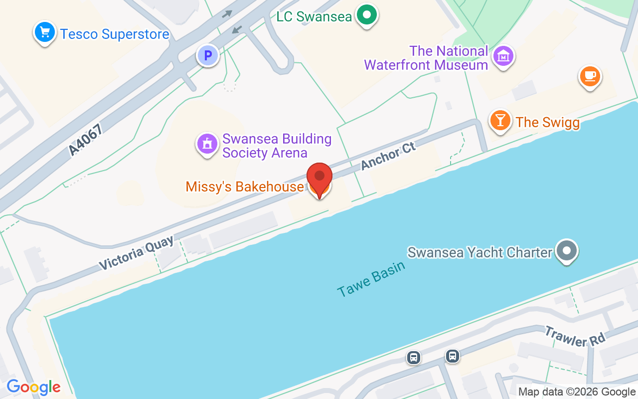 Map showing the location of Jamie Hill Swansea