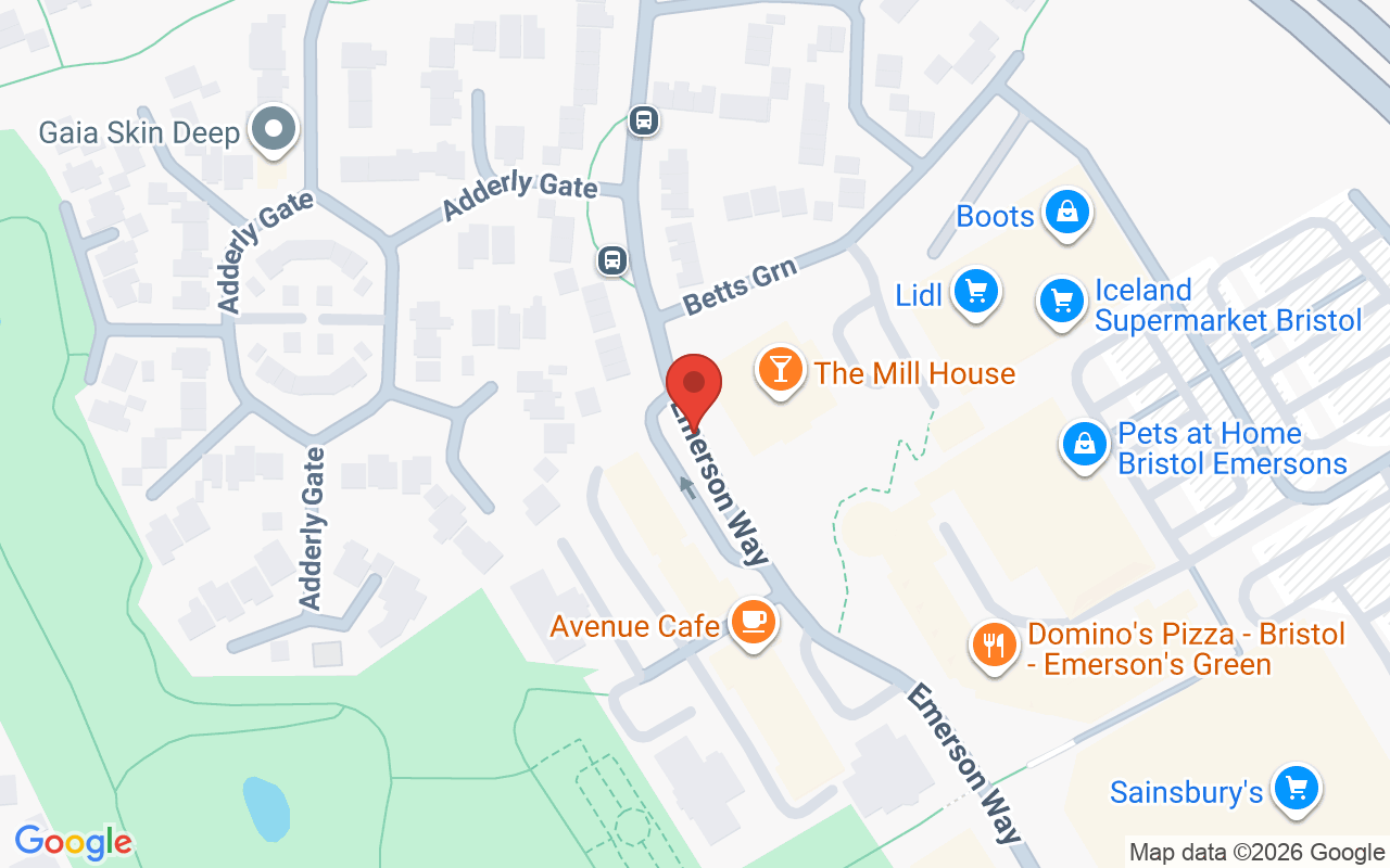Map showing the location of Parks Hairdressing Bristol