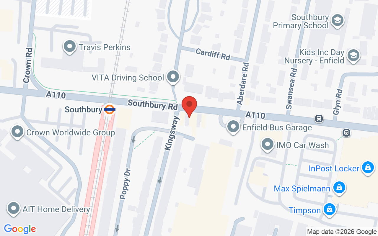 Map showing the location of Beauté Beyond the Surface