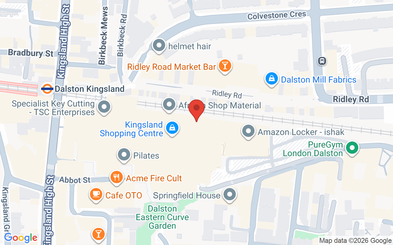 Map showing the location of Ria Beauty