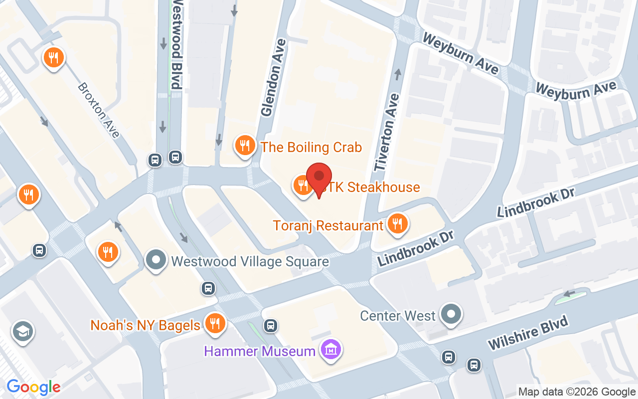 Map showing the location of Fibroblast Plasma Pen Los Angeles
