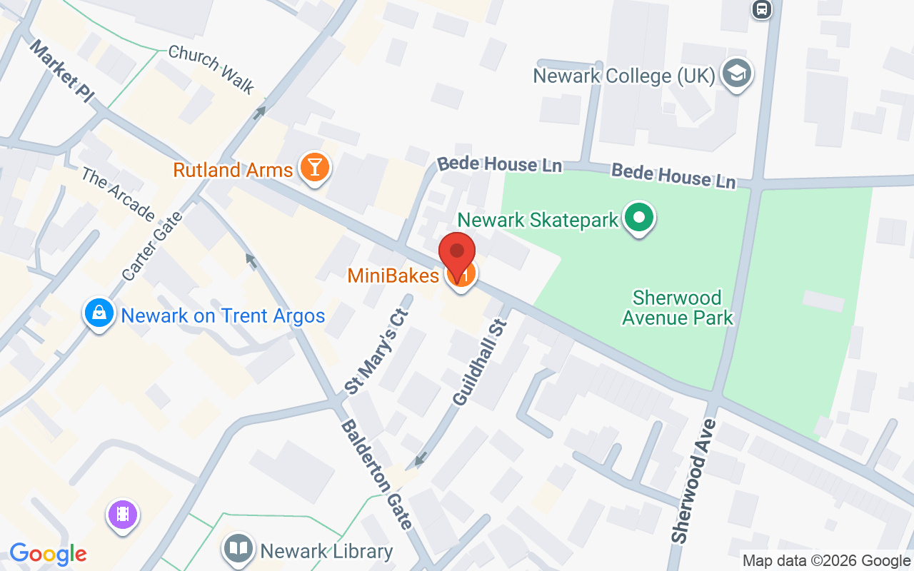 Map showing the location of Passion Salon