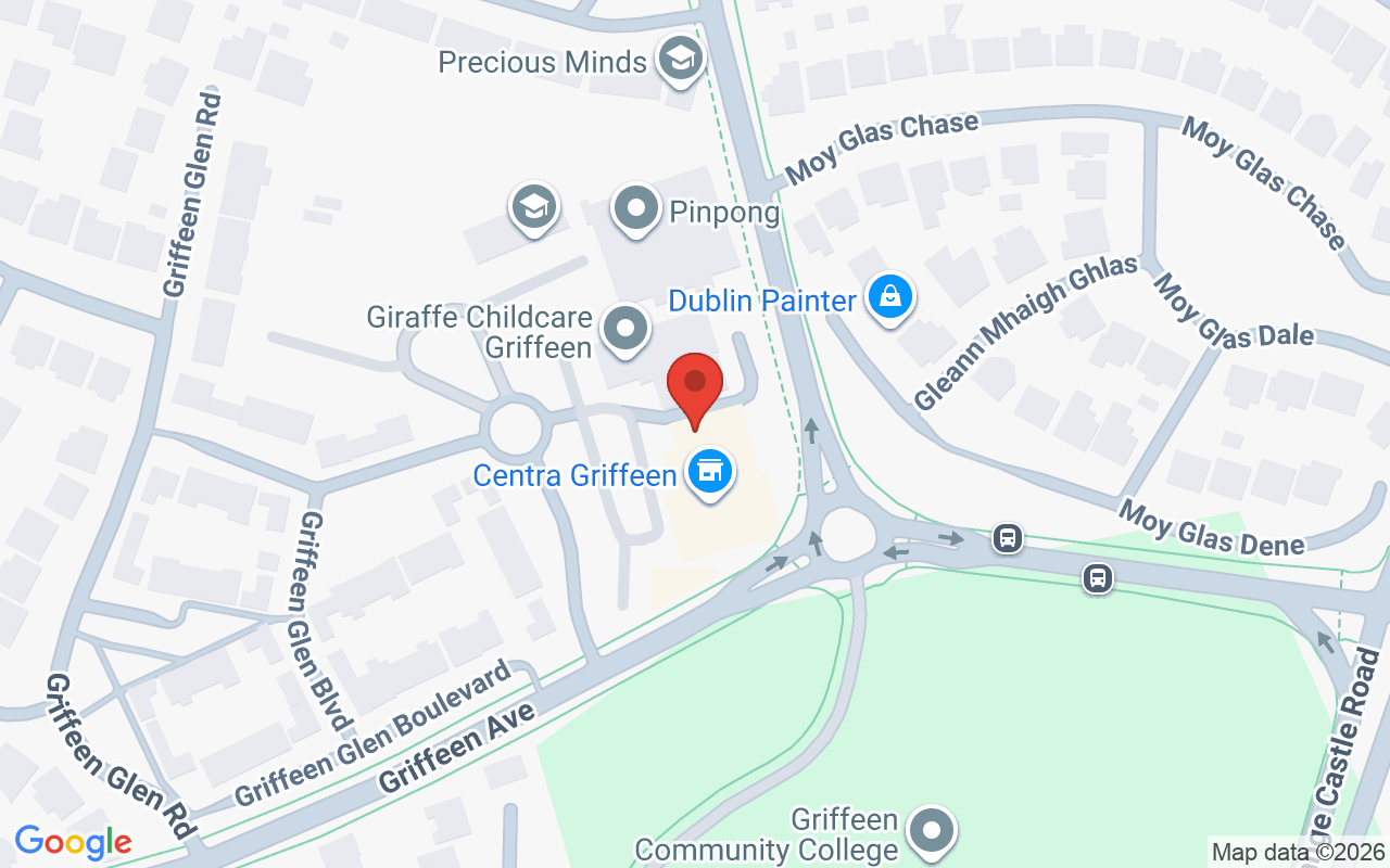 Map showing the location of Griddeen