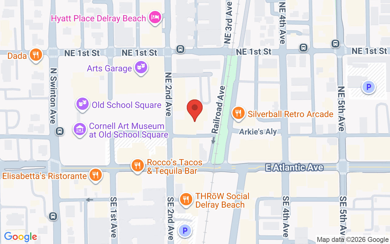 Map showing the location of Bond Street Salon