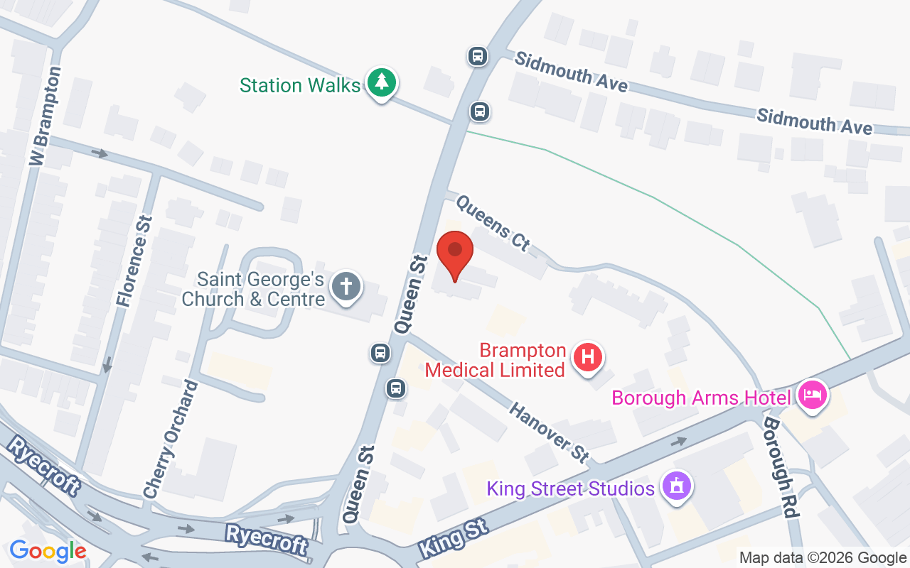 Map showing the location of Swann Beauty