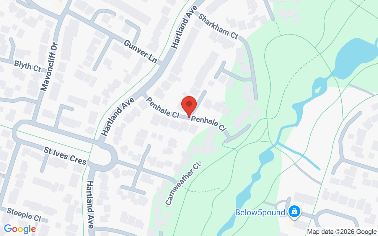 Map showing the location of Pinch and Prod, Milton Keynes