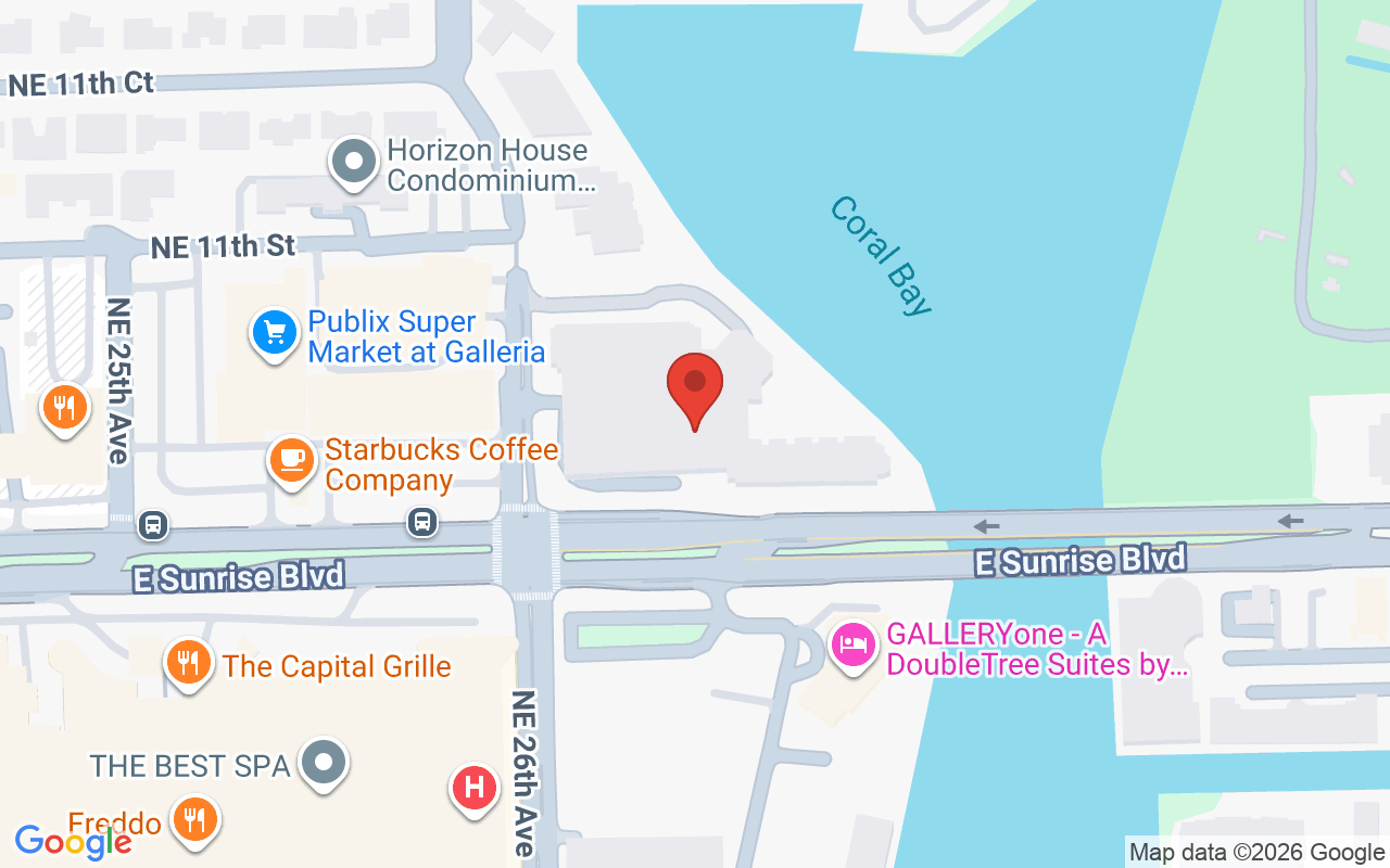 Map showing the location of Casbah Spa & Salon
