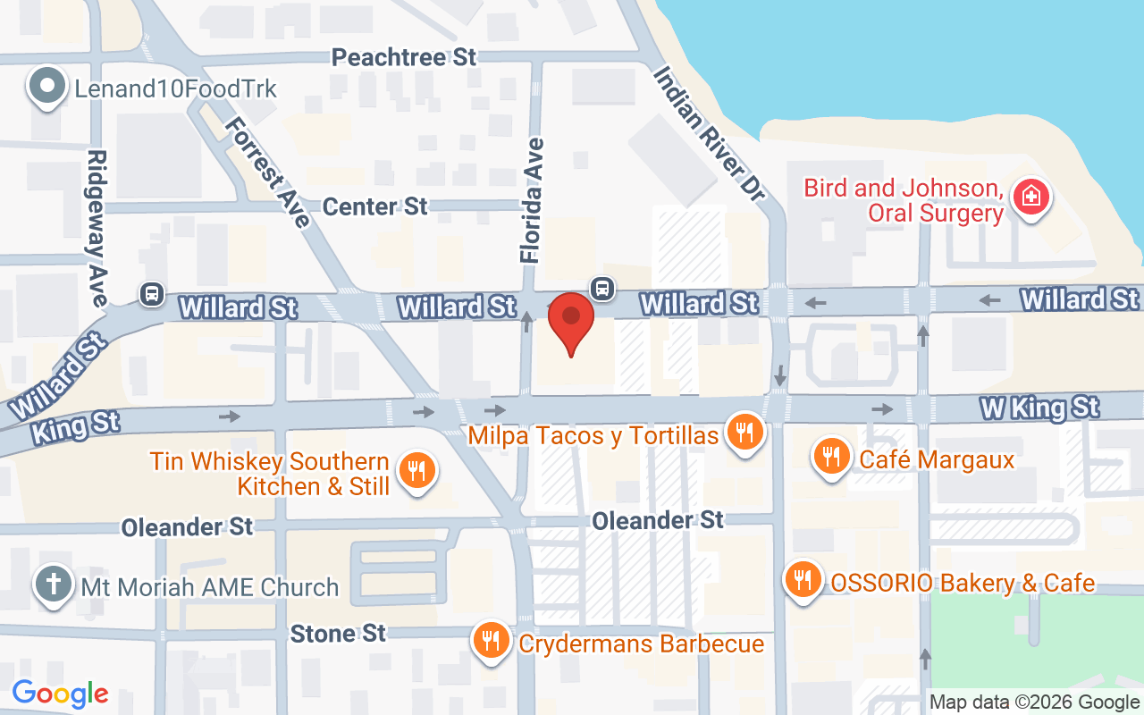 Map showing the location of Benjamin Kyle Salon