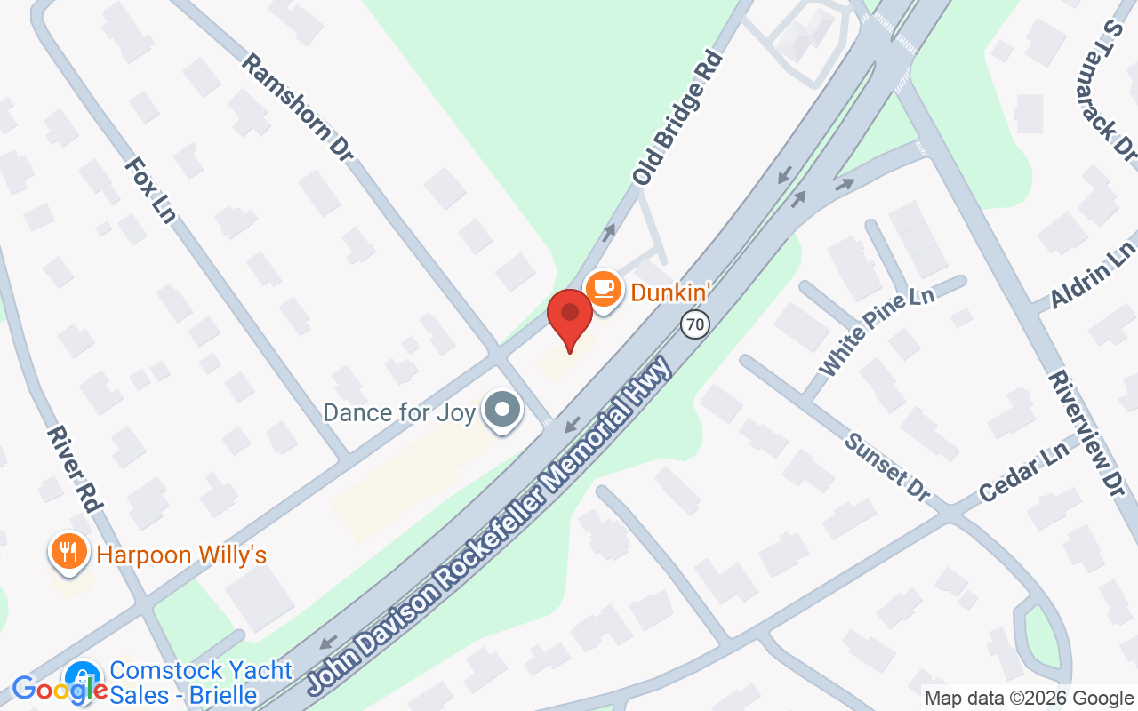 Map showing the location of Le Palais Hair Lounge
