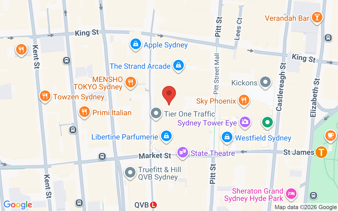 Map showing the location of Blossom Brows