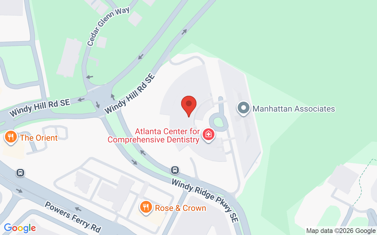 Map showing the location of Atlanta’s Award Winning Hair Salon for both Men & Women since 1994