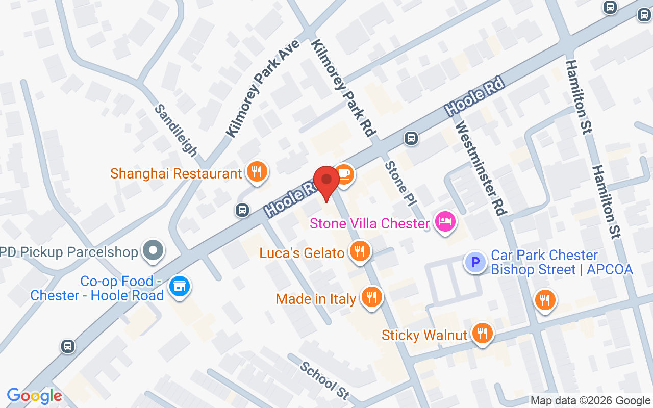 Map showing the location of Beauty Vault