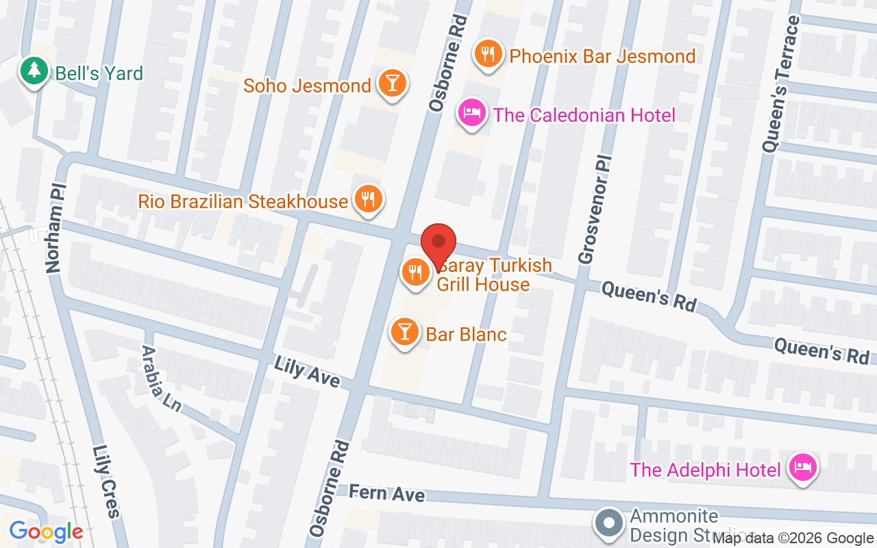 Map showing the location of City Retreat, Newcastle upon Tyne