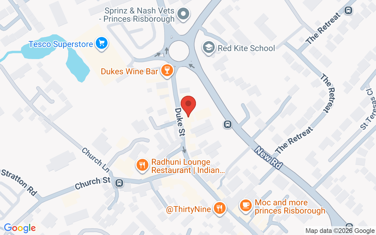 Map showing the location of TwentyFour Hair