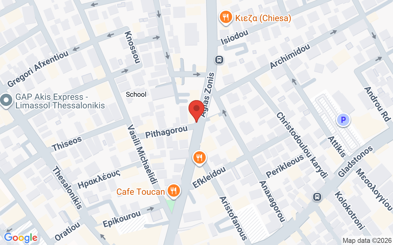 Map showing the location of Babor Beauty Spa